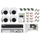 ZESTAW DO MONITORINGU Dahua 4 kamery Analogowe HAC-HDW2802T-A-0280B 8Mpx