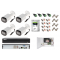 ZESTAW DO MONITORINGU Dahua 4x kamera nocna Motozoom HAC-HFW1500R-Z-IRE6-A-2712, 5 Mpx, promiennik na 60 metrów, mikrofon
