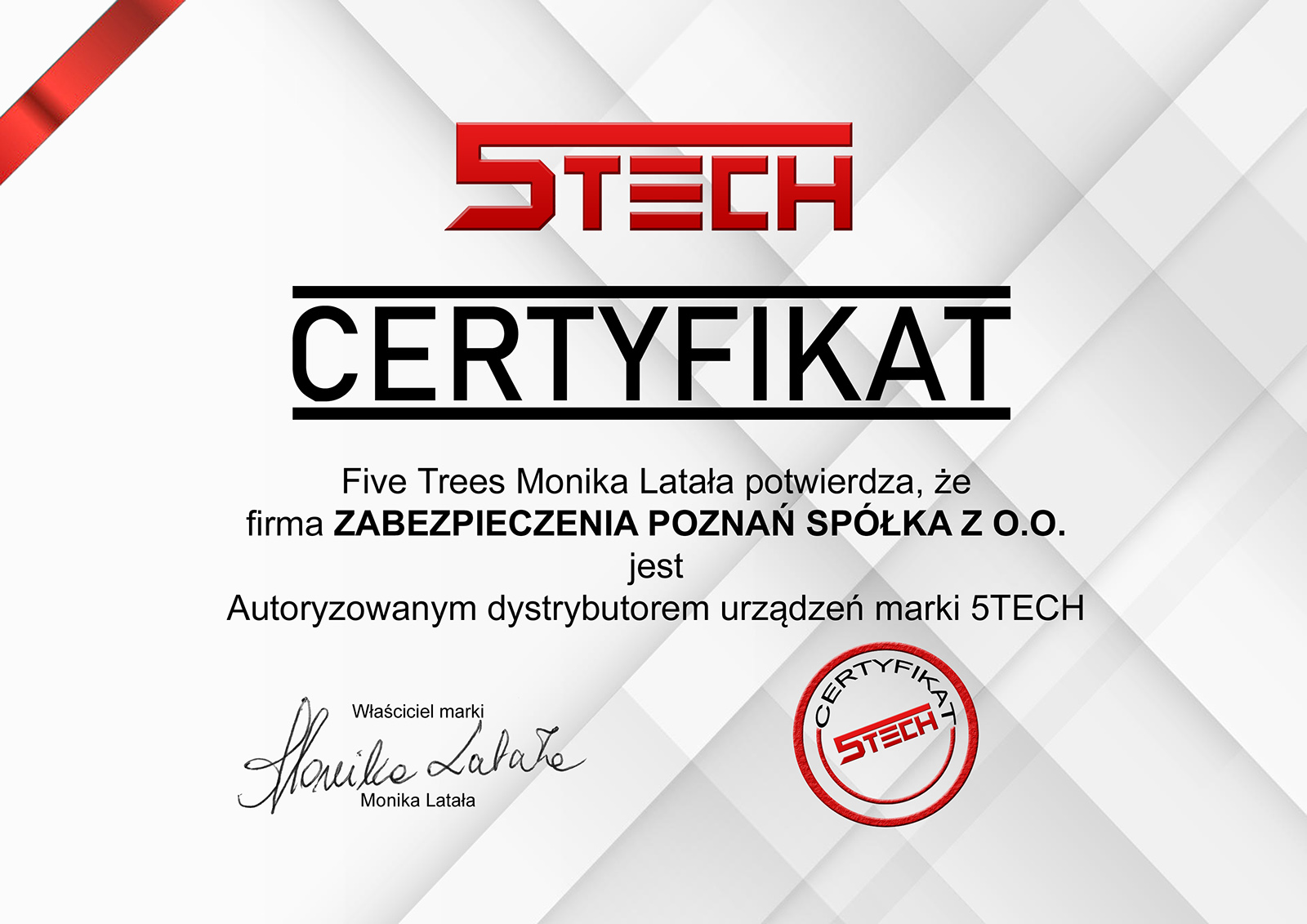 Certyfikat-5tech-wideodomofony