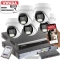 5 kamer IP zestaw Hikvision DS-2CD2H43G2-LIZS2U(2.8-12mm) 4MPX MotoZoom Smart Hybrid Light Acusense