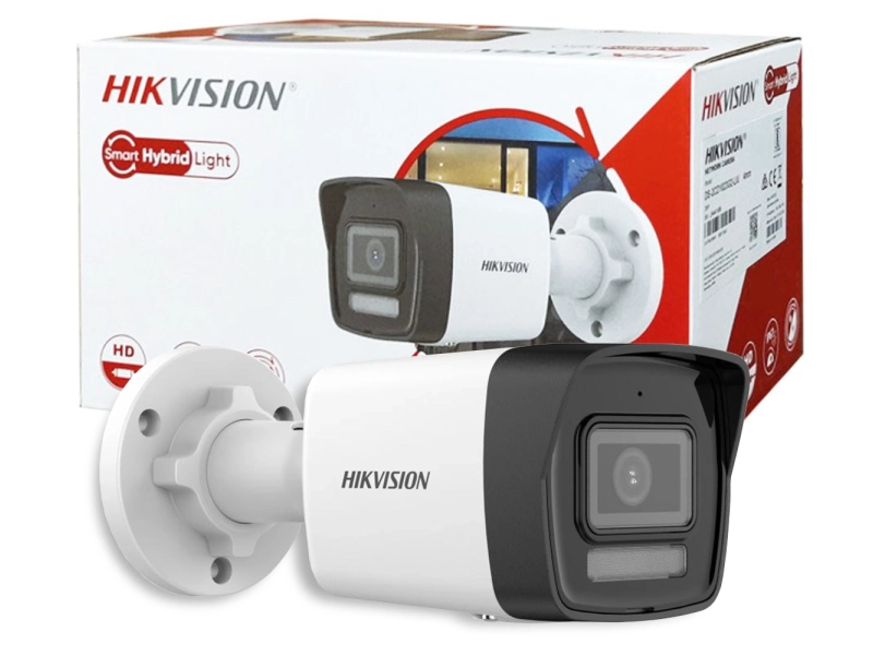 Zestaw monitoringu IP domu Hikvision 8 kamer DS-2CD1043G2-LIU 4Mpx Smart Hybrid Light  Detekcja 2.0