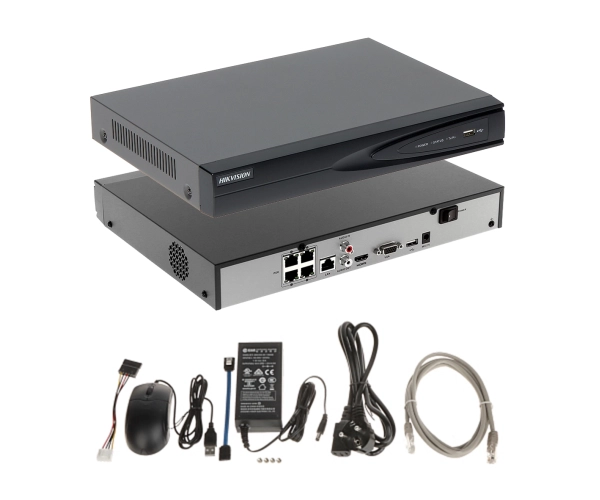 Kamery kopułkowe do monitoringu Hikvision IP DS-2CD1341G0-I/PL 4Mpx PoE