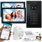 Wideodomofon Vidos 2IP Dwa monitory M205B-X + S204B Android Podczerwień MicroSD
