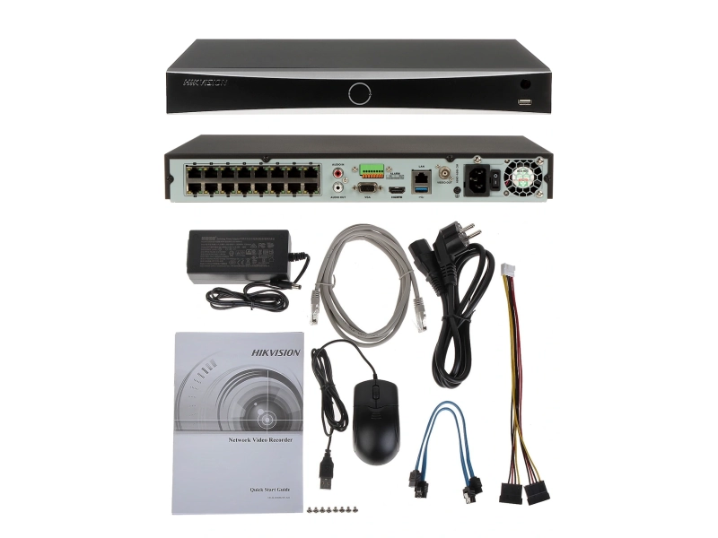 Rejestrator IP Hikvision DS-7616NXI-I2/16P/S(C) Switch POE na 16 kamer Acusense