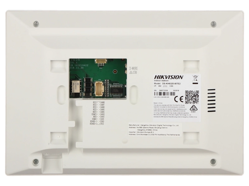 Zestaw wideodomofonowy DS-KIS703-P Hikvision - 2 żyłowy