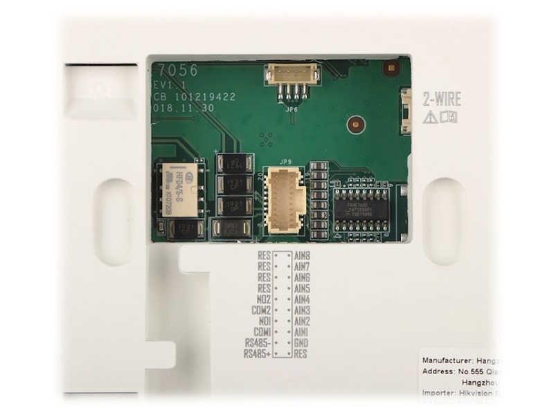 Zestaw wideodomofonowy DS-KIS703-P Hikvision - 2 żyłowy