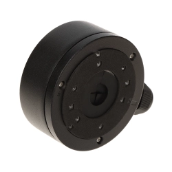 Uniwersalna czarna puszka DS-1280ZJ-XS BLACK montażowa z dławikiem do kamer tubowych i kopułkowych