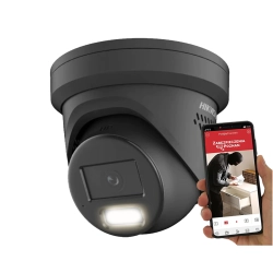 Kamera IP kopułowa Hikvision DS-2CD2367G3-LIS2UY/SL BLACK 6Mpx ColorVu + Acusense + Smart Hybrid Light + Live Guard