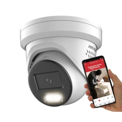 Kamera IP kopułowa Hikvision DS-2CD2347G3-LIS2UY/SL 4Mpx ColorVu + Acusense + Smart Hybrid Light + Live Guard
