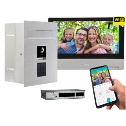 Skrzynka na listy z wideodomofonem Vidos ONE S2201D-SKP monitor M2020 Wifi
