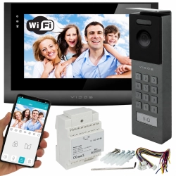 Wideodomofon 2IP 2 żyłowy Vidos M200B-X + S202 Android Podczerwień MicroSD Wideodomofon 2IP 2 żyłowy Vidos M200B-X + S202 Android Podczerwień MicroSD