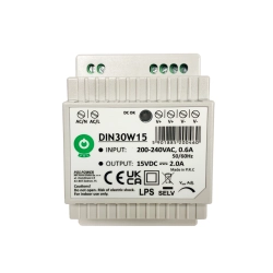 Zasilacz 15V 30W 2A na szynę DIN IP20