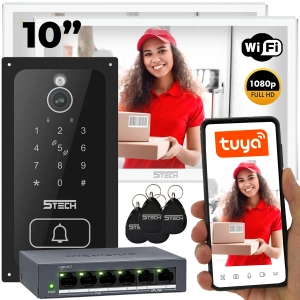 Wideodomofon zestaw 5TECH WIFI 8