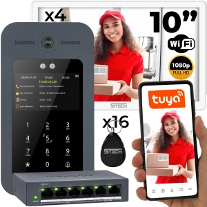 Wideodomofon zestaw 5TECH WIFI 8
