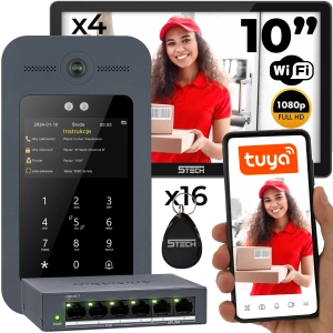 Wideodomofon zestaw 5TECH WIFI 8