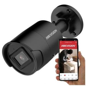 Kamera szerokokątna Hikvision DS-2CD2066G2-IU(2.8mm)(C)(BLACK) 6 Mpx ACUSENSE microSD Mikrofon PoE