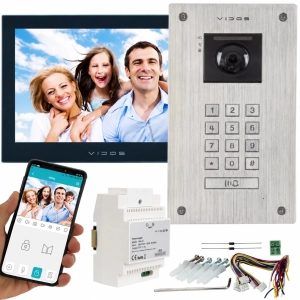 Wideodomofon 2IP 2 żyłowy Vidos M205B-X + S204  Android Podczerwień MicroSD