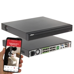 Rejestrator IP NVR5216-16P-4KS2E Dahua 16 PoE do 12 Mpx