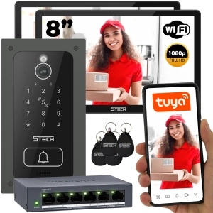 Wideodomofon zestaw 5TECH WIFI 7