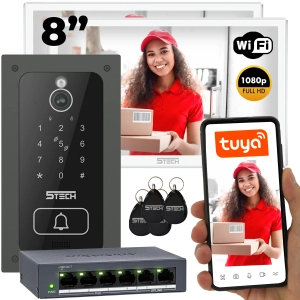 Wideodomofon zestaw 5TECH WIFI 7