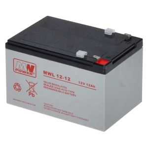Akumulator MWL 12V 12Ah 10-12 lat