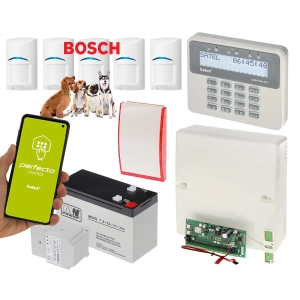 Alarm domowy przewodowy SATEL Perfecta16 na 5 czujek Bosch