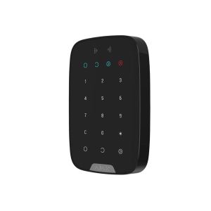 Bezprzewodowa klawiatura Manipulator KeyPad Plus BLACK AJAX czarny z obsługą obsługą kart i tagów zbliżeniowych