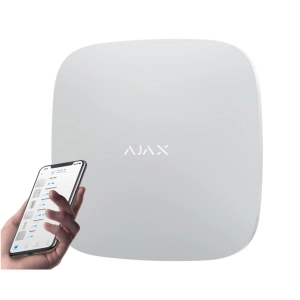 Centrala alarmowa Ajax HUB 2 GSM Biała z fotograficzną weryfikacja alarmu