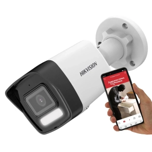 Kamera Inteligentne oświetlenie Hikvision DS-2CD1043G2-LIU(4mm) 4Mpx Smart Hybrid Light Motion Detection 2.0 Mikrofon