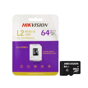 Karta pamięci MicroSD 64GB Hikvision do pracy ciągłej