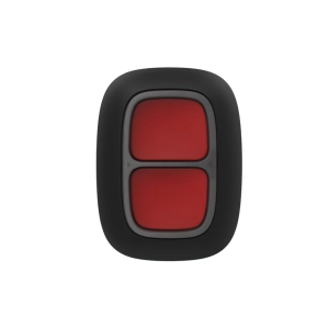 Podwójny przycisk alarmowy, czarny DoubleButton BLACK AJAX