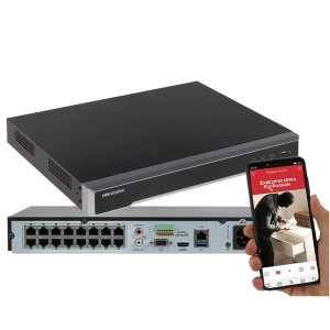 Rejestrator IP 16 kanałowy 4K Hikvision DS-7616NI-K2/16P wbudowany switch POE