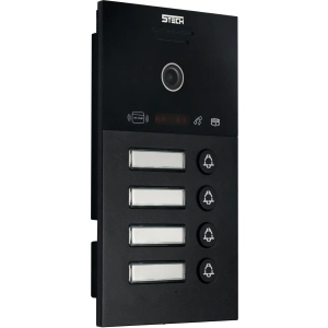 Stacja do wideodomofonu czterodzinna 5tech IP 83253-4 2Mpx MiFare, Czytnik palca, kąt widzenia 140°