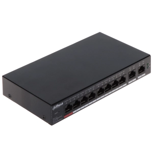 Switch POE CS4010-8ET-110 8-PORTOWY DAHUA 2x UPLINK ZARZĄDZALNY