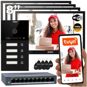 Wideodomofon zestaw 5TECH WIFI 7
