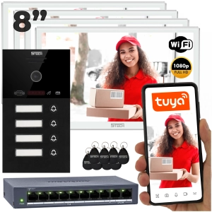 Wideodomofon zestaw 5TECH WIFI 7