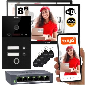 Wideodomofon zestaw 5TECH WIFI 7