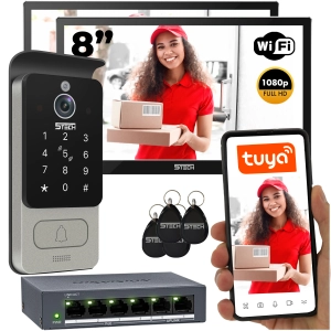 Wideodomofon zestaw 5TECH WIFI 7