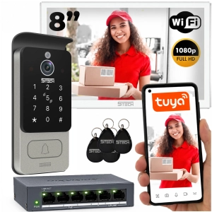 Wideodomofon zestaw 5TECH WIFI 7