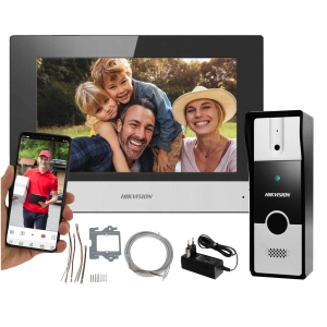 Zestaw wideodomofonowy IP Full HD WiFi z czytnikiem MiFare i zdalnym dostępem