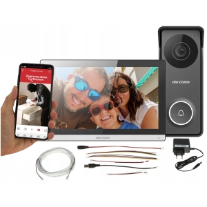 Zestaw wideodomofonowy DS-KIS313-P Hikvision - 4 żyłowy