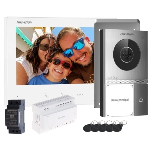 Zestaw wideodomofonowy DS-KIS705EY Hikvision - 2 żyłowy na Furtkę i Bramę