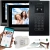 Wideodomofon 2IP 2 żyłowy na 2 monitory WiFi Vidos M200B-X + S204B Android Podczerwień MicroSD