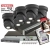 Mocny zestaw 6x Kamera kopułowa DS-2CD2387G3-LIS2UY/SL BLACK 8Mpx AcuSense 3.0, ColorVu 3.0 Smart Hybrid Light 2-Mikrofony 4TB