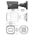 Inteligentna kamera grafitowa IP BCS-P-TIP24FSR4-AI2-G 4MPX ANALITYKA STARLIGHT MIKROFON IR40 MICROSD