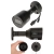 2 czarne kamery IP Dahua IPC-HFW1530S-0280B-S6-BLACK + rejestrator 4CH POE 5Mpx