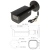 Wandaloodporna kamera IP DAHUA IPC-HFW5541T-ASE-0280B-BLACK 5Mpx IR80 WizMind Satrlight MicroSD Audio