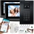 Wideodomofon 2IP 2 żyłowy na 2 monitory WiFi Vidos M200B-X + S204B Android Podczerwień MicroSD