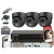 Zestaw monitoringu 3 kamery czarne Hikvision DS-2CE70D0T-ITMF(2.8MM) 2.8 mm TurboHD