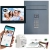 Skrzynka pocztowa z wideodomofonem Vidos 2IP monitor dotykowy WiFi M205B-X + S204B-SKM Podczerwień MicroSD